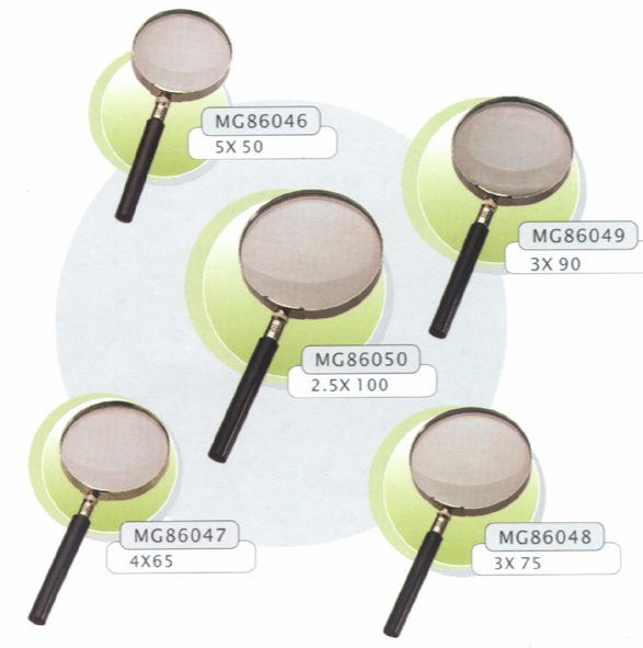 Metal Magnifier with Plastic Handle