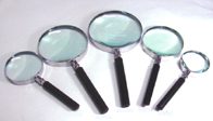 Metal Magnifier with Plastic Handle