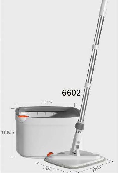 Spin Mop Bucket Set with Flat Mop ITEM.NO 6602