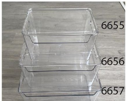 Clear Food Container ITEM.NO 6655