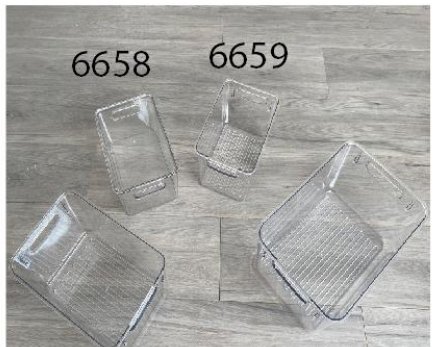 Clear Storage Box ITEM.NO 6658