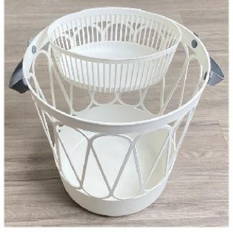 2-Tier Draining Basket — ITEM.NO 7618 wholesale household plastic product